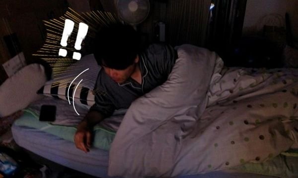 タイマーで起床