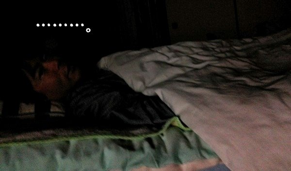 眠れない